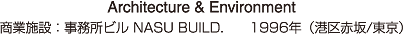 Architecture & Environment Ǝ{݁Fr NASU BUILD.@1996Ni`ԍ/j